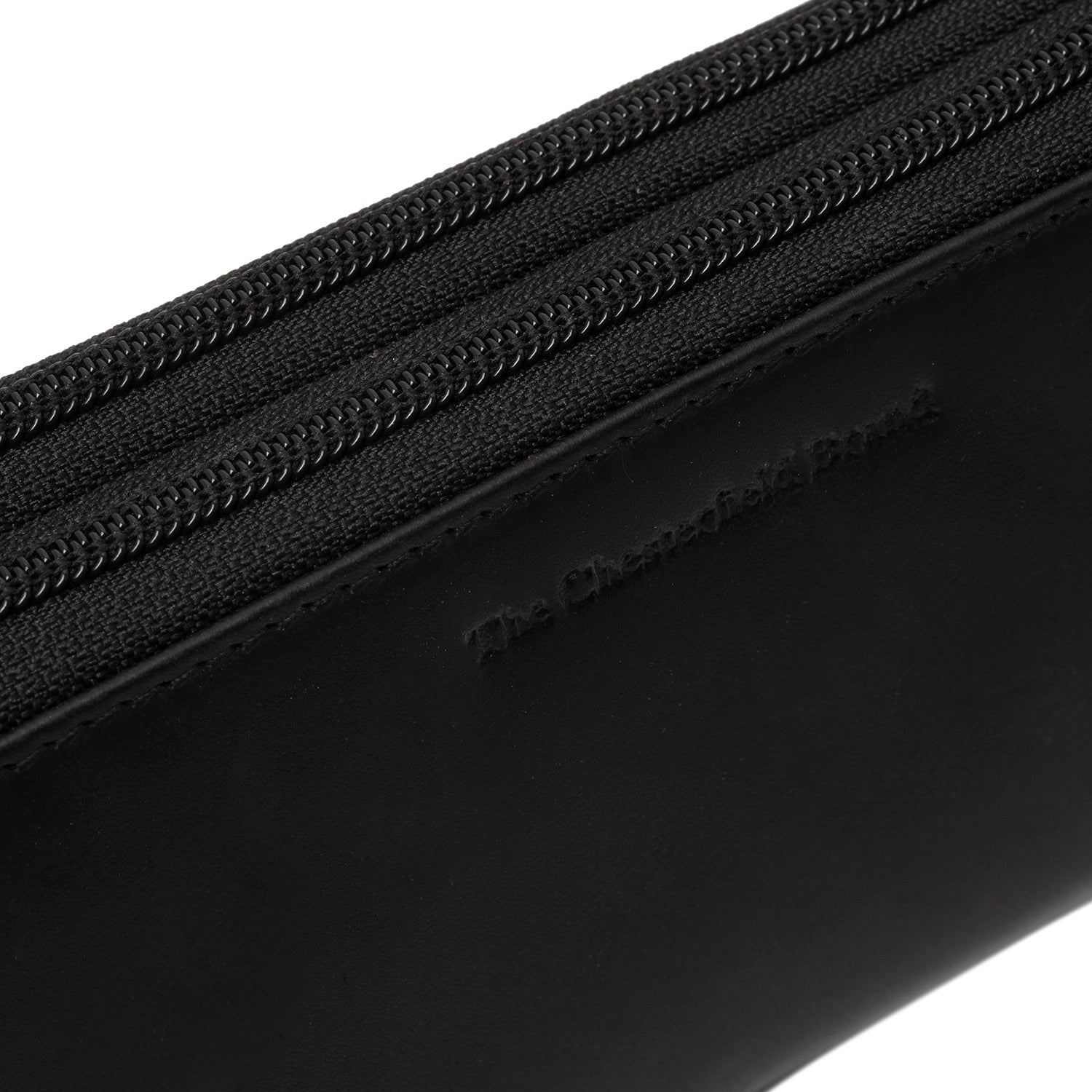 Portefeuille en Cuir Noir Hadley