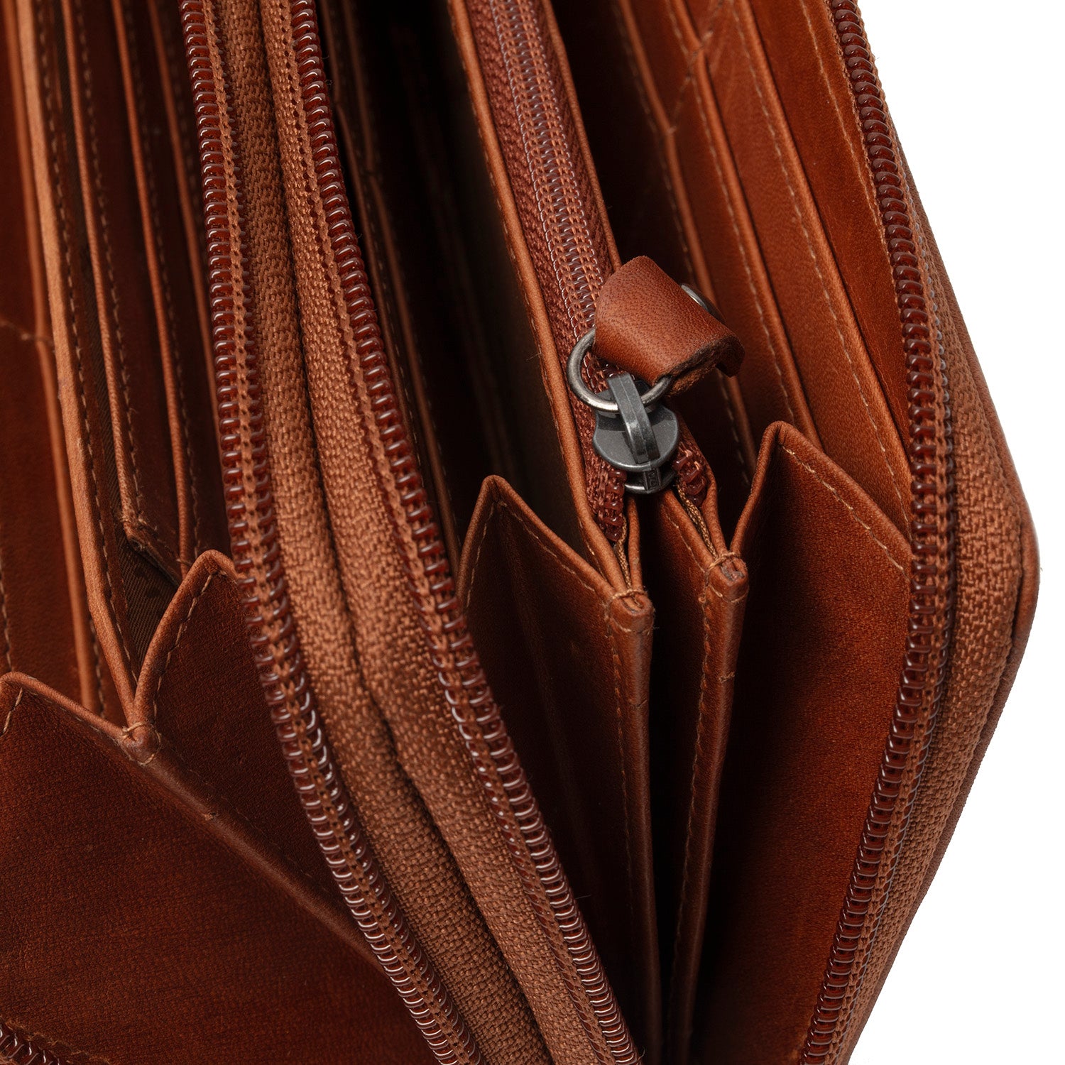 Leather Wallet Cognac Hadley