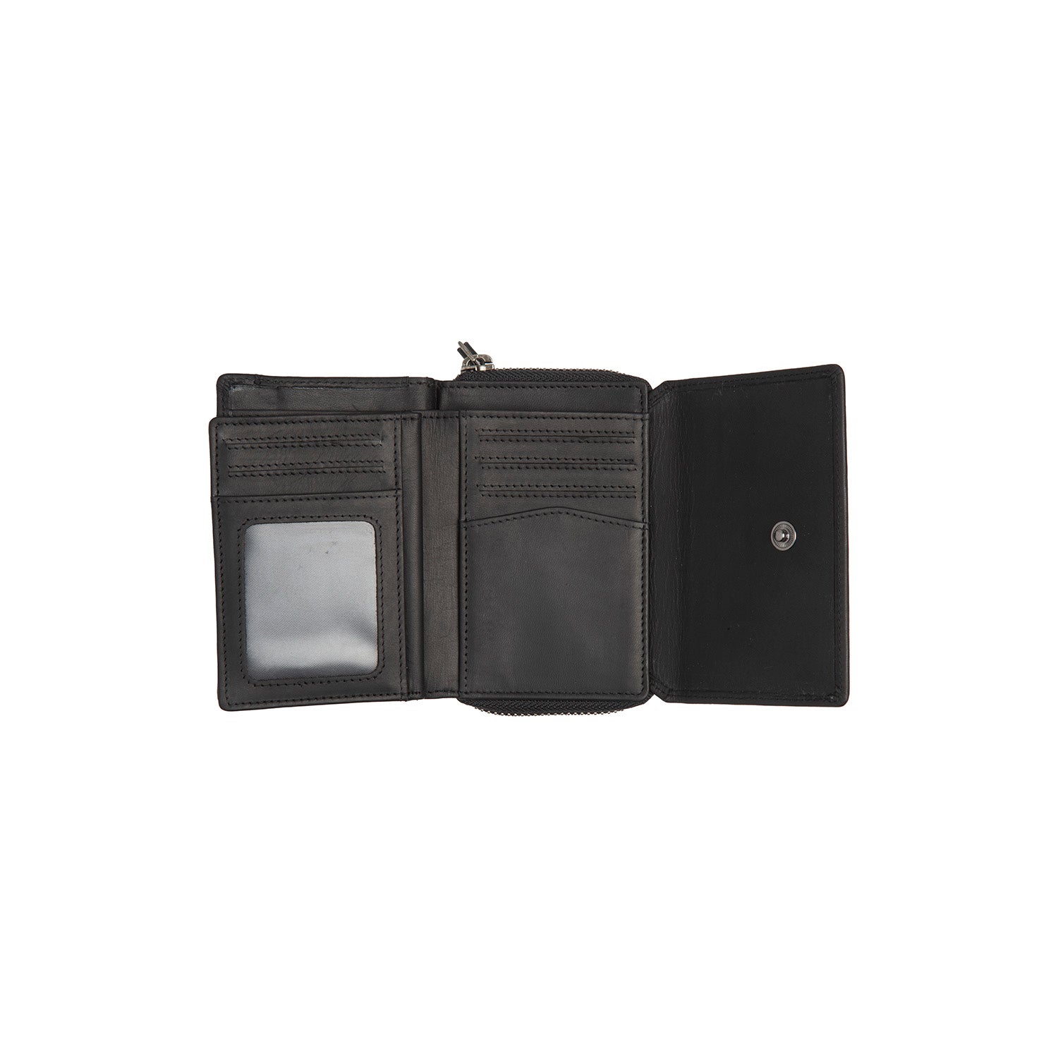 Leather Wallet Black Sorraia