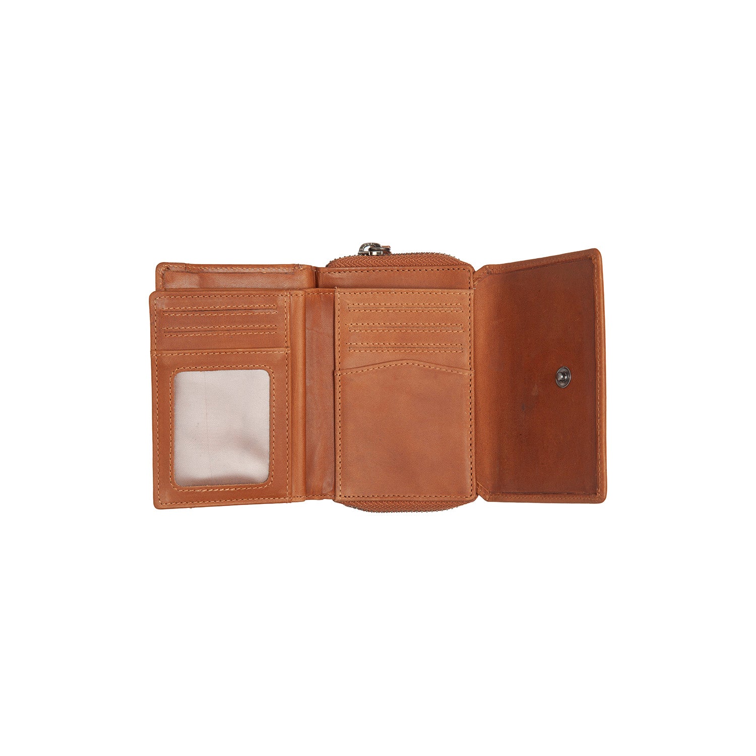 Leder Portemonnaie Cognac Sorraia