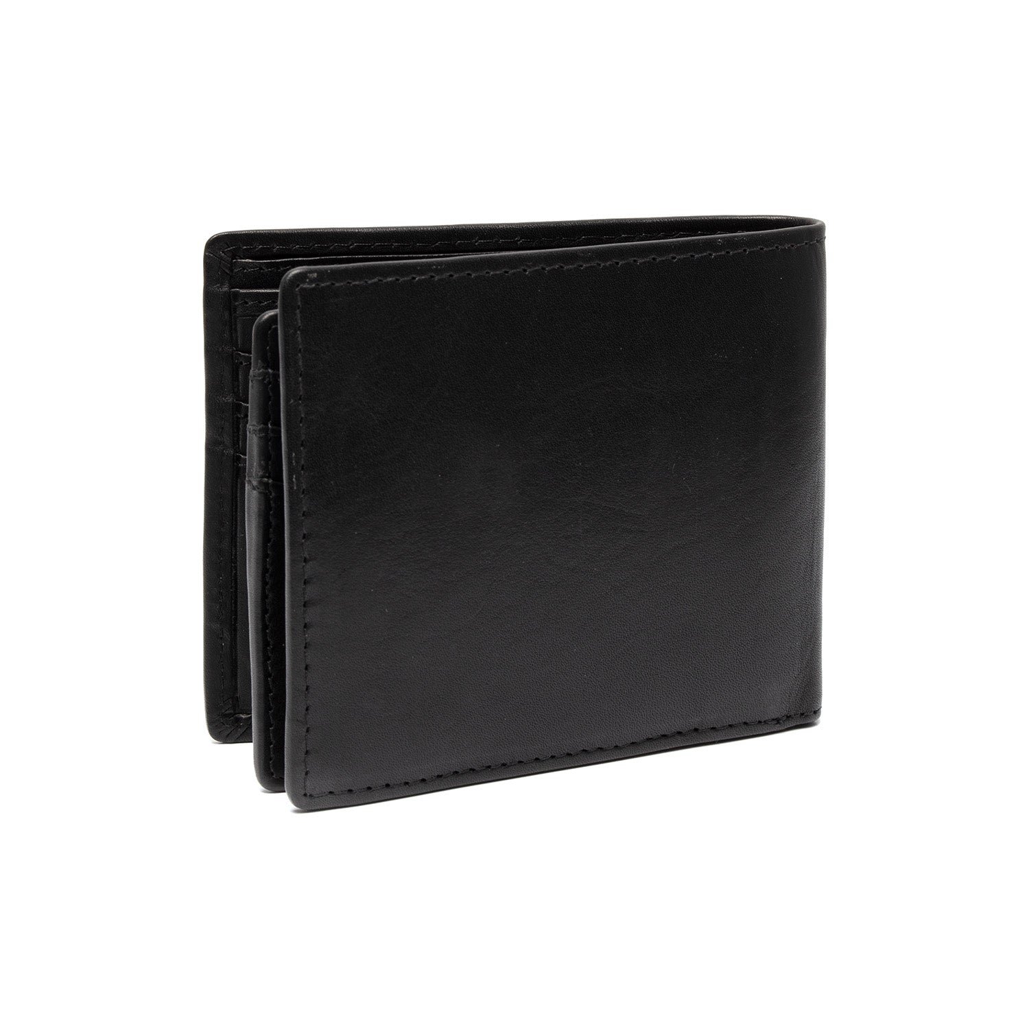 Leather Wallet Black Positano