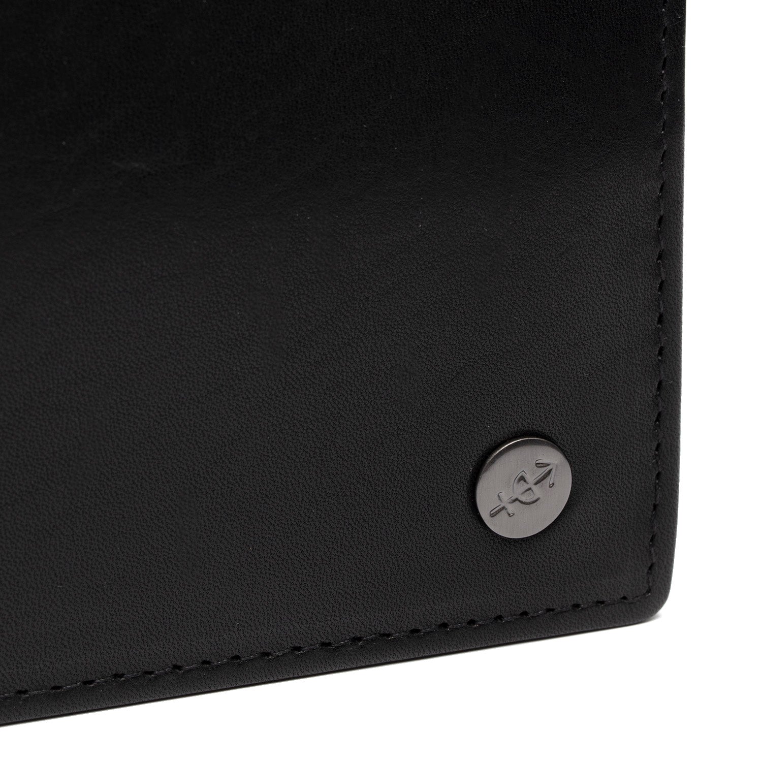 Leather Wallet Black Positano