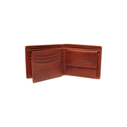 Leather Wallet Cognac Positano