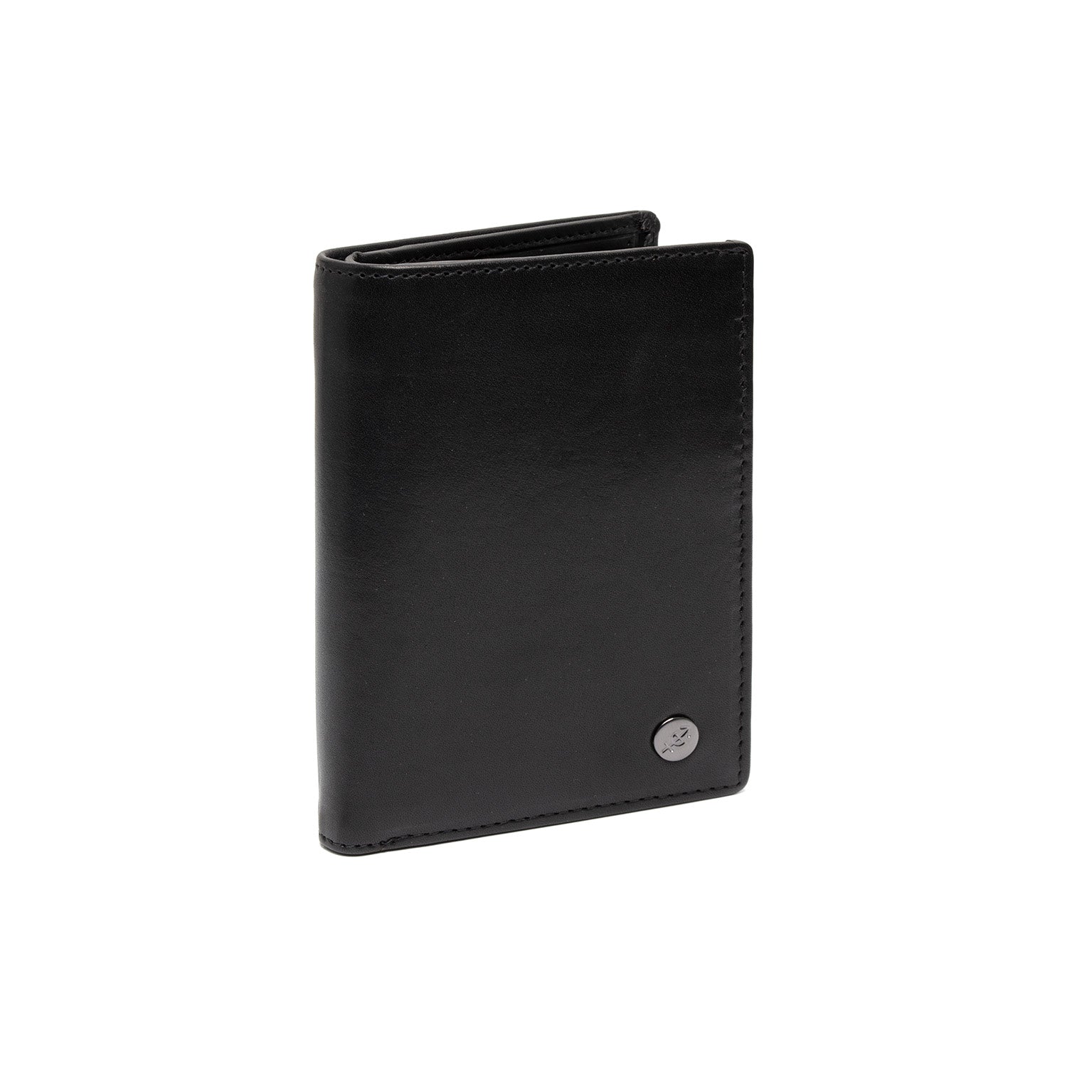 Leather Wallet Black Manerba