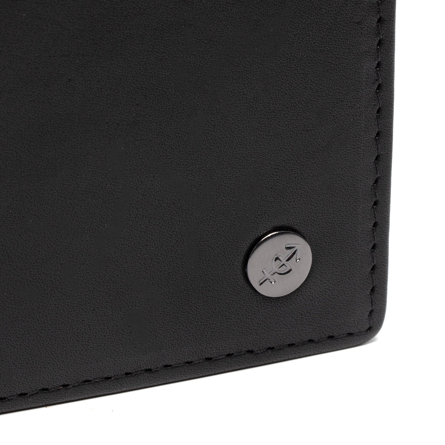 Leather Wallet Black Manerba