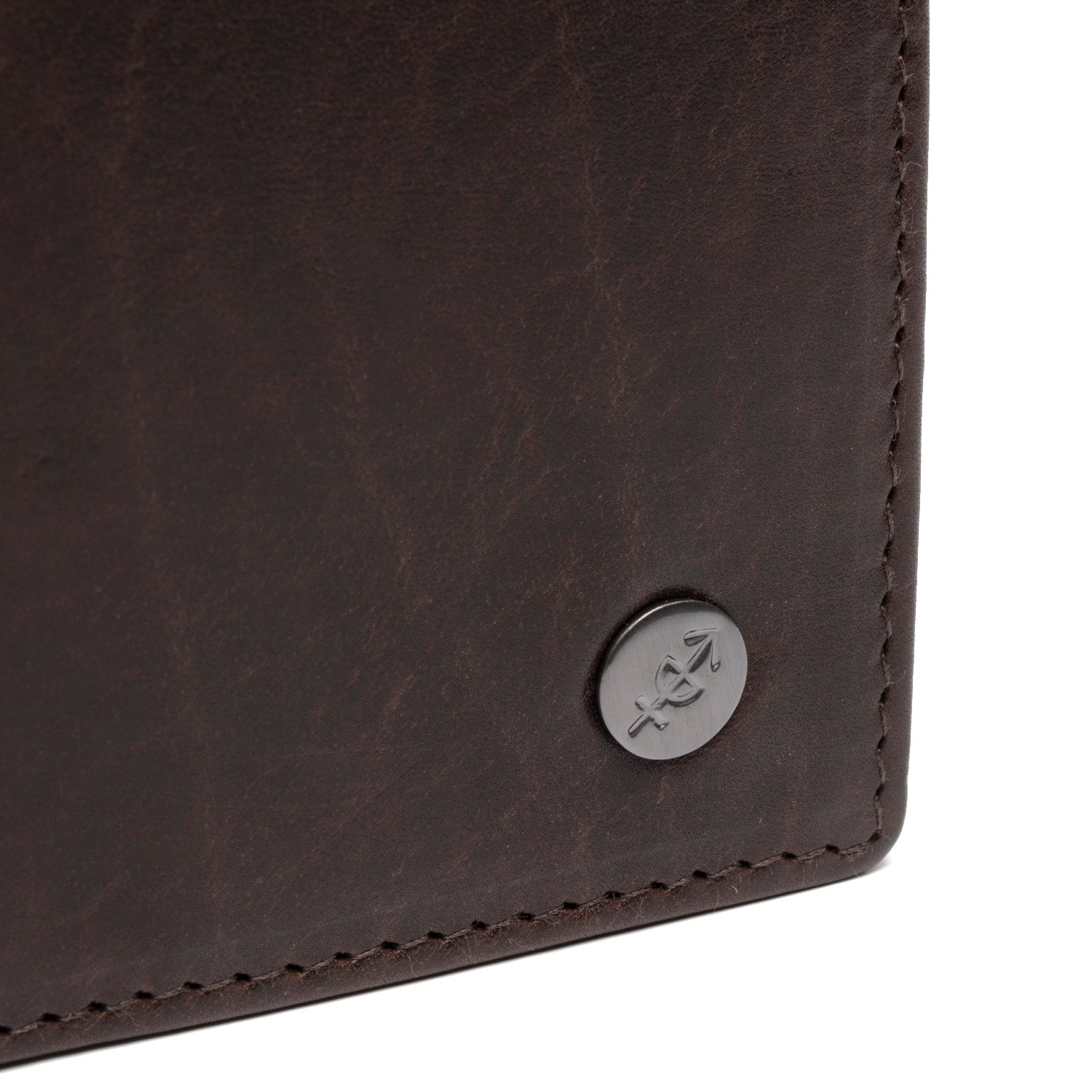 Leather Wallet Brown Manerba