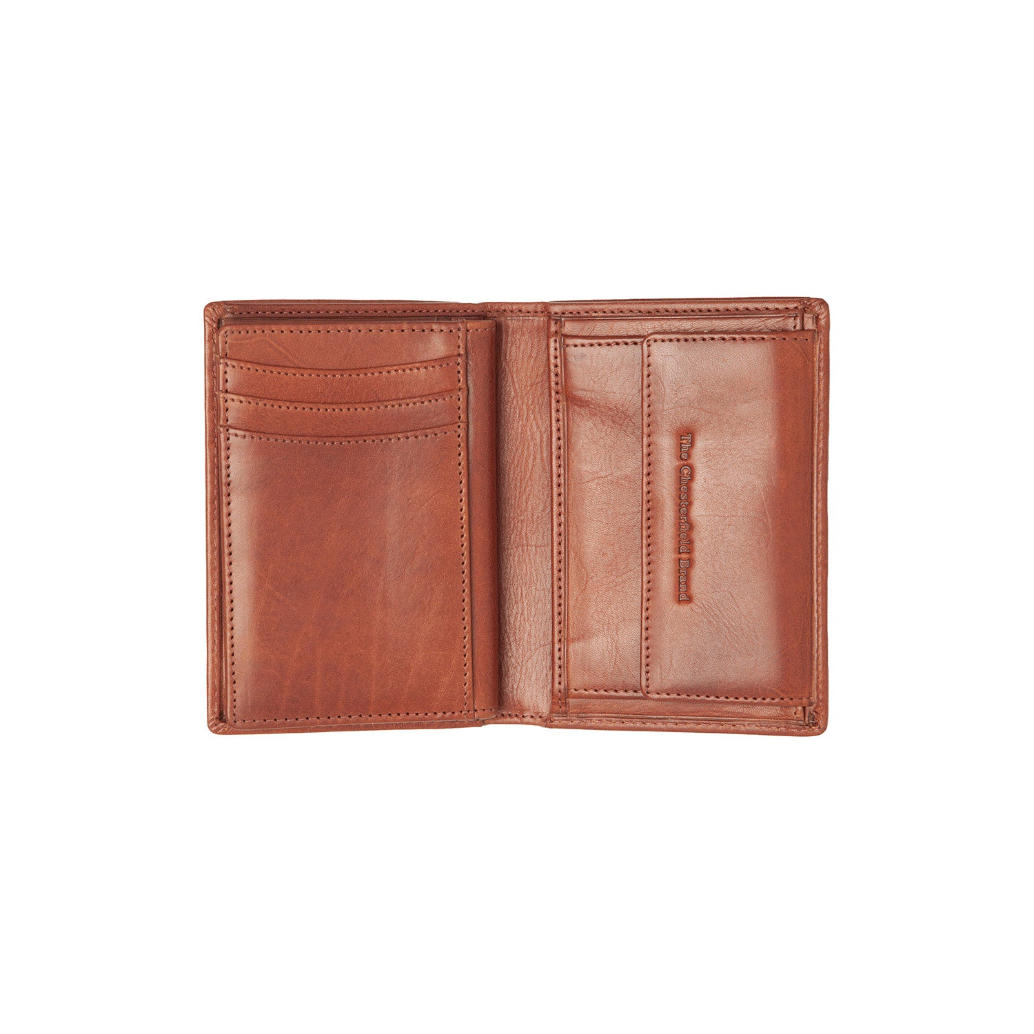 Leather Wallet Cognac Manerba