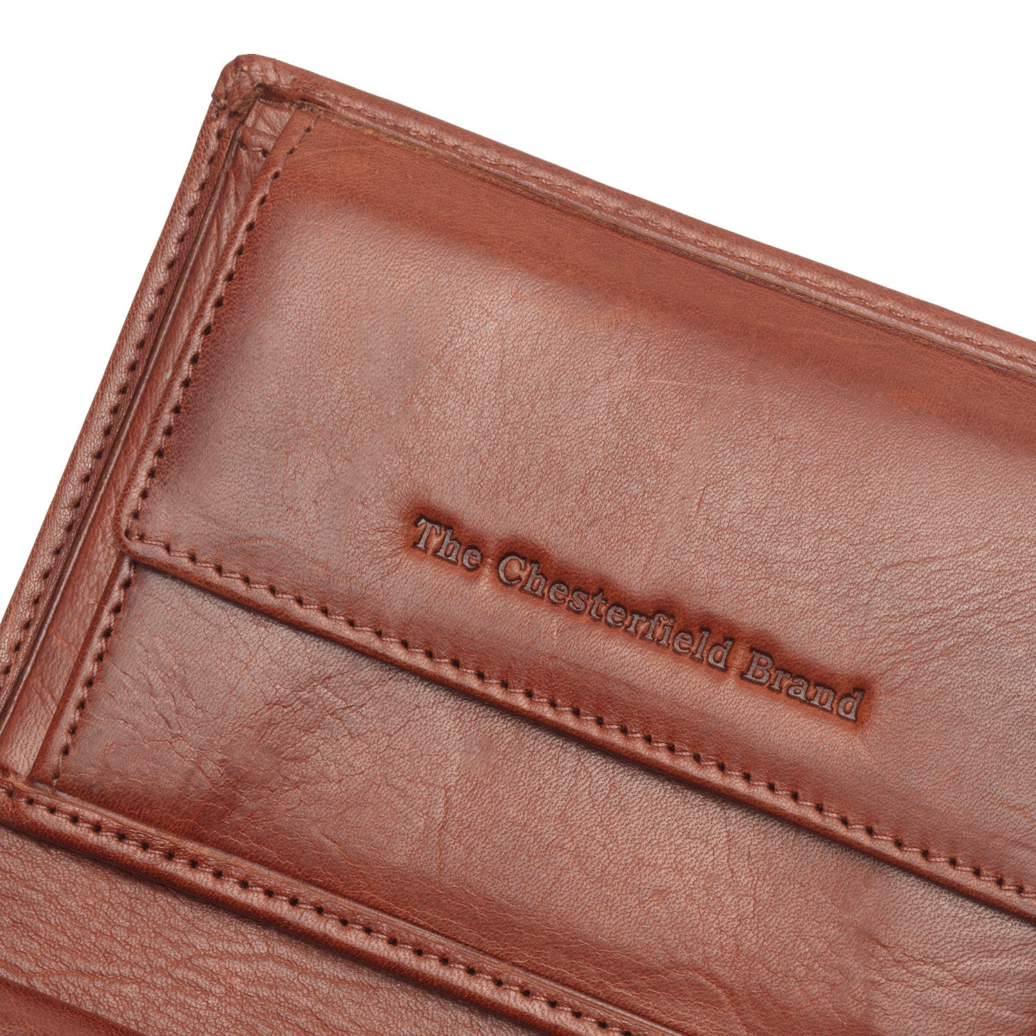 Leather Wallet Cognac Manerba