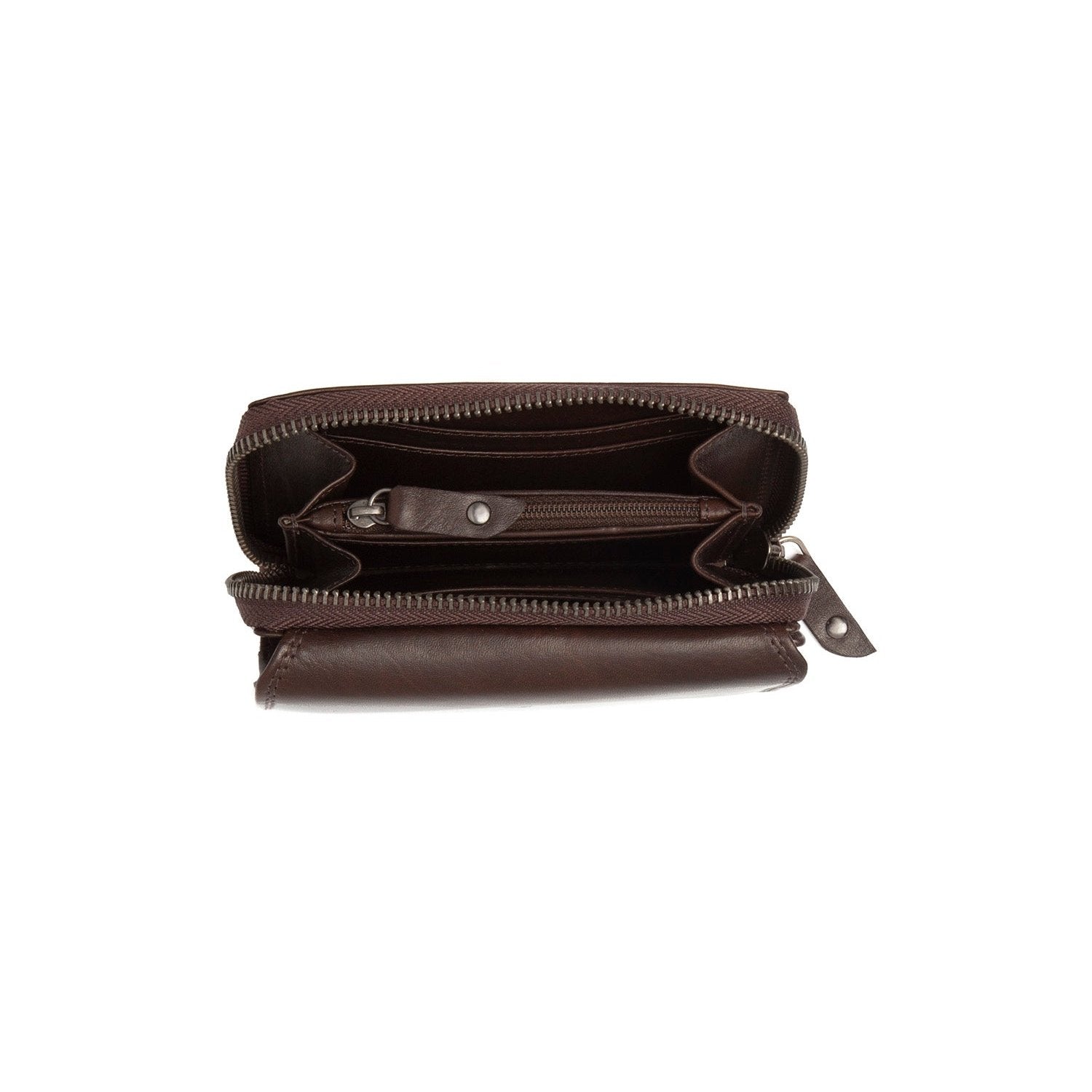 Leather Wallet Brown Salviano