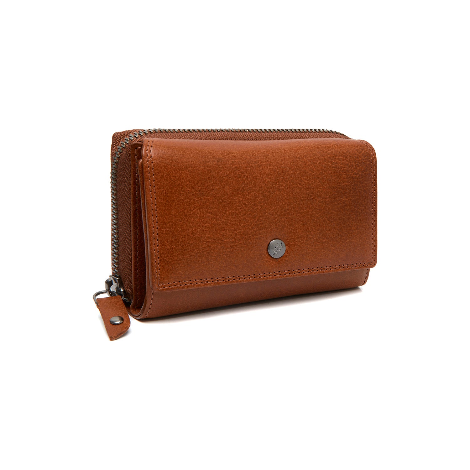 Leder Portemonnaie Cognac Salviano