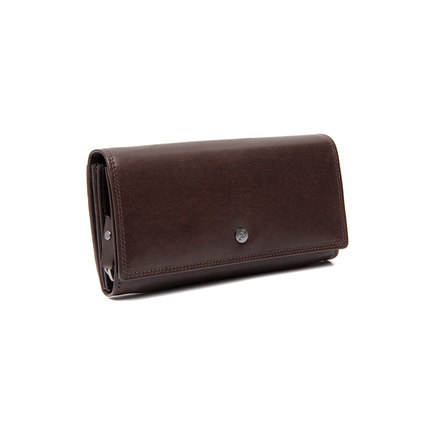 Leather Wallet Brown Rivalto