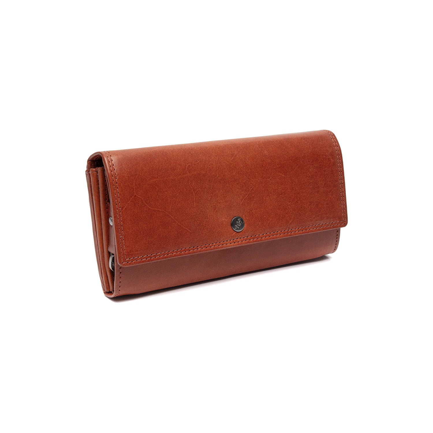 Leather Wallet Cognac Rivalto