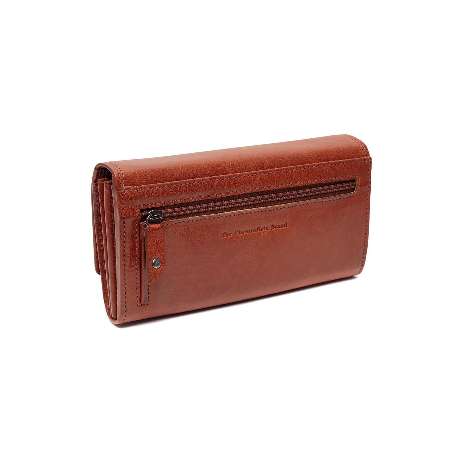 Leather Wallet Cognac Rivalto