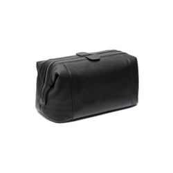 Leather Toiletry Bag Black Biassa