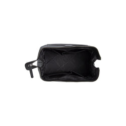 Leather Toiletry Bag Black Biassa