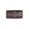 Trousse de Toilette en Cuir Marron Biassa