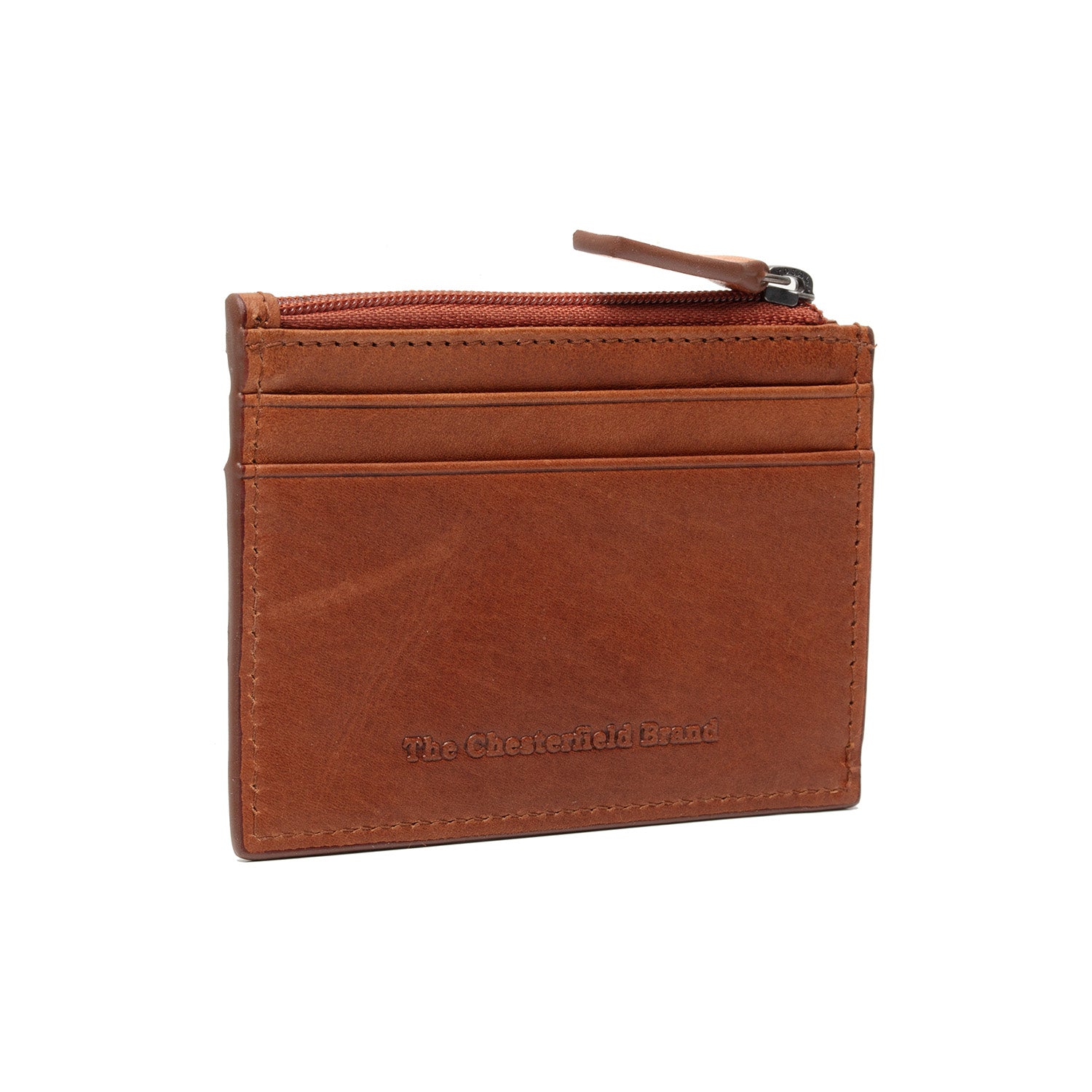 Porte-cartes en Cuir Cognac