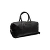 Leather Weekend Bag Black Caleb