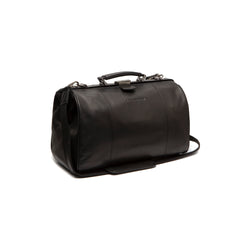 Leather Weekend Bag Black Texel