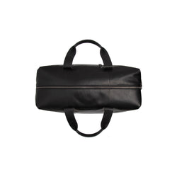 Leder Weekender schwarz Conor