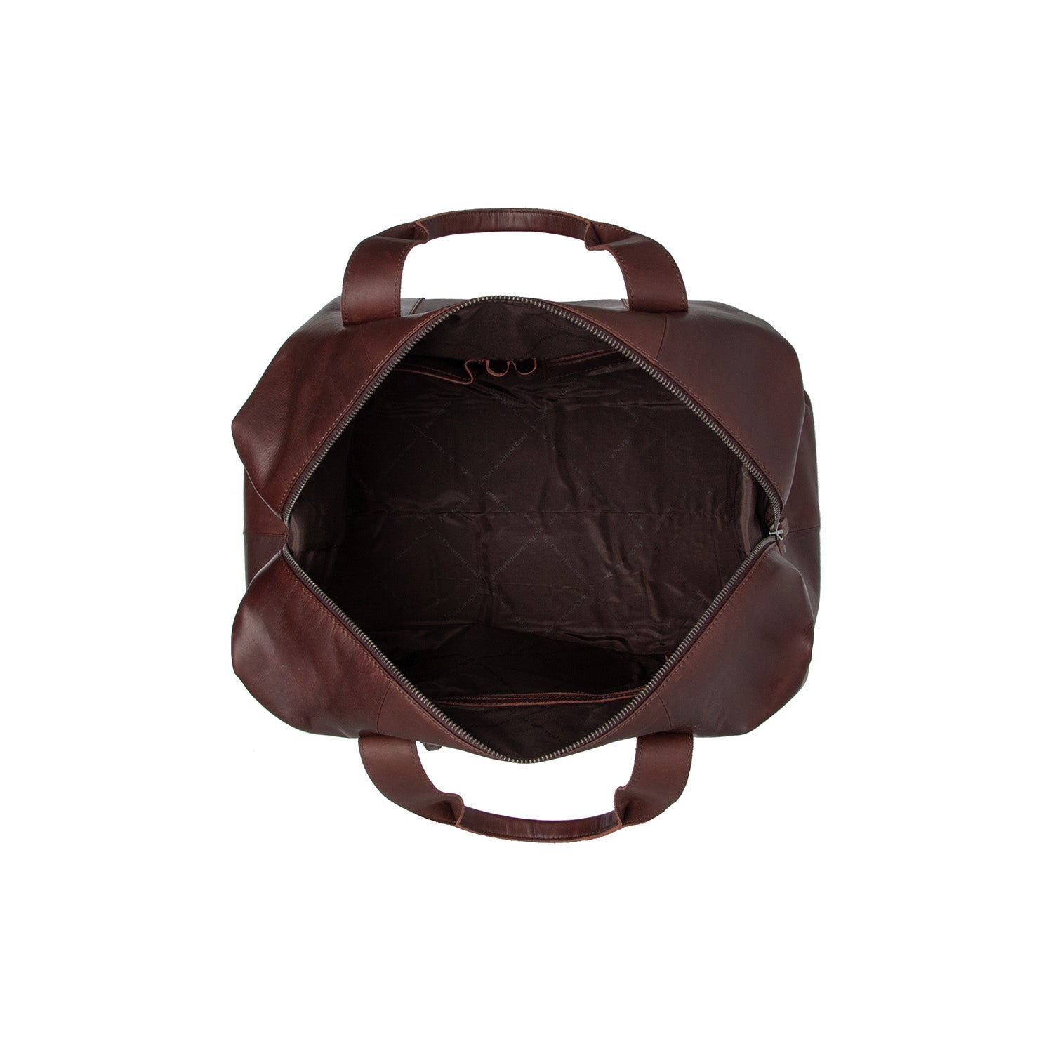 Leather Weekend Bag Brown Conor