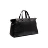 Leather Weekend Bag Black Lazio