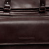 Leather Weekend Bag Brown Lazio