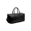 Leder Weekender Schwarz Cavoli