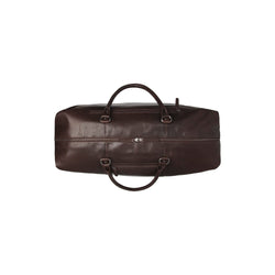 Leather Weekend Bag Brown Cavoli