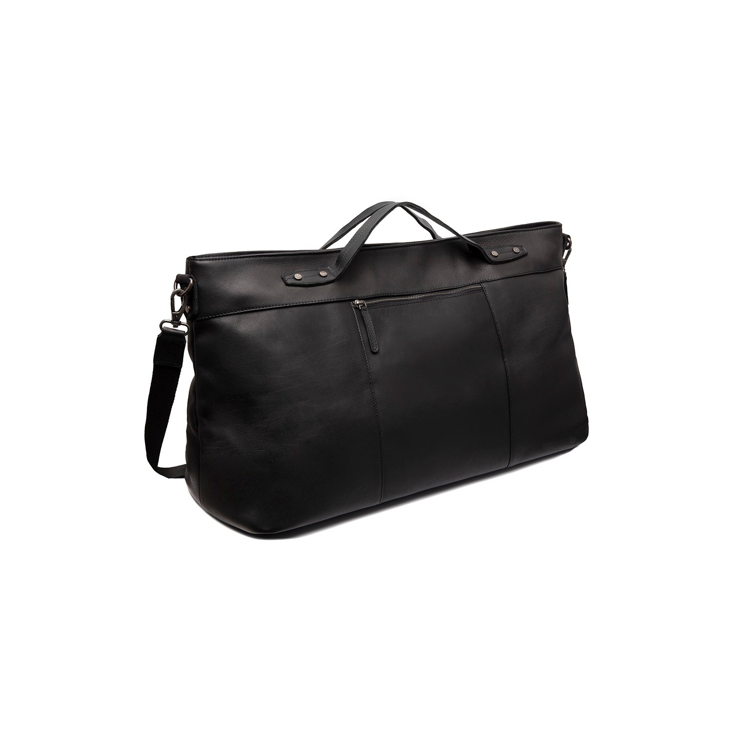 Leather Weekend Bag Black Mark