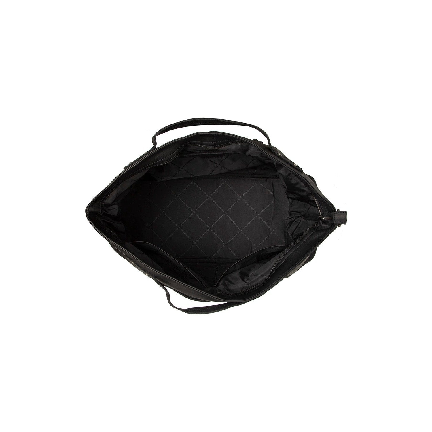 Leather Weekend Bag Black Mark