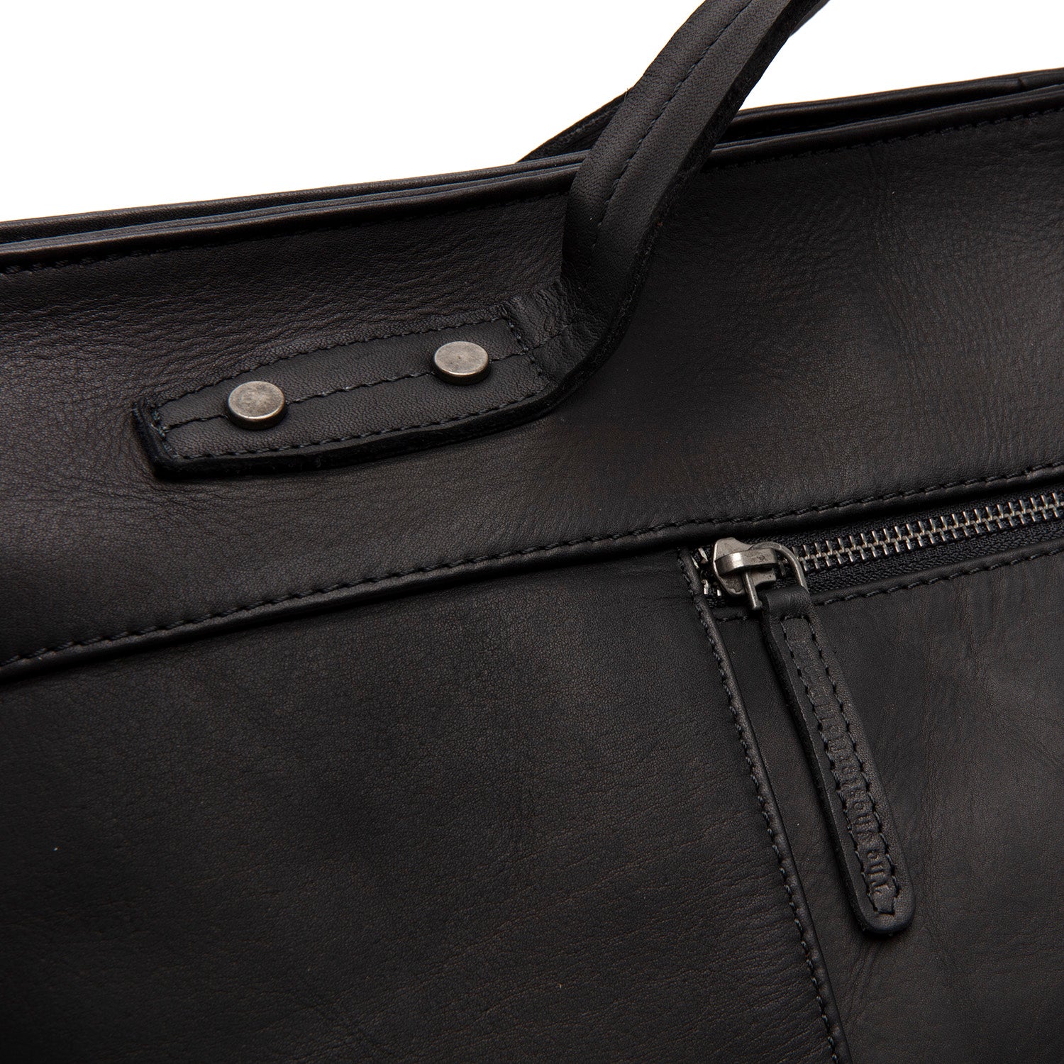 Sac de Voyage en Cuir Noir Mark