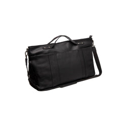 Leather Weekend Bag Black Mark