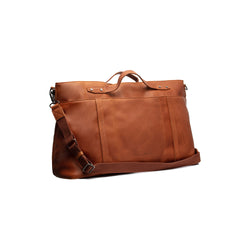 Sac de Voyage en Cuir Cognac Mark