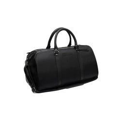 Leather Weekend Bag Black Tornio