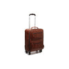 Valise Trolley en Cuir Cognac San Marino