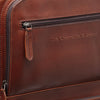 Valise Trolley en Cuir Cognac San Marino