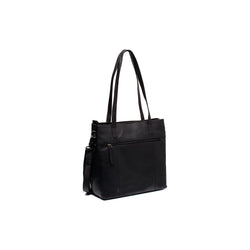 Leather Shopper Black Nola