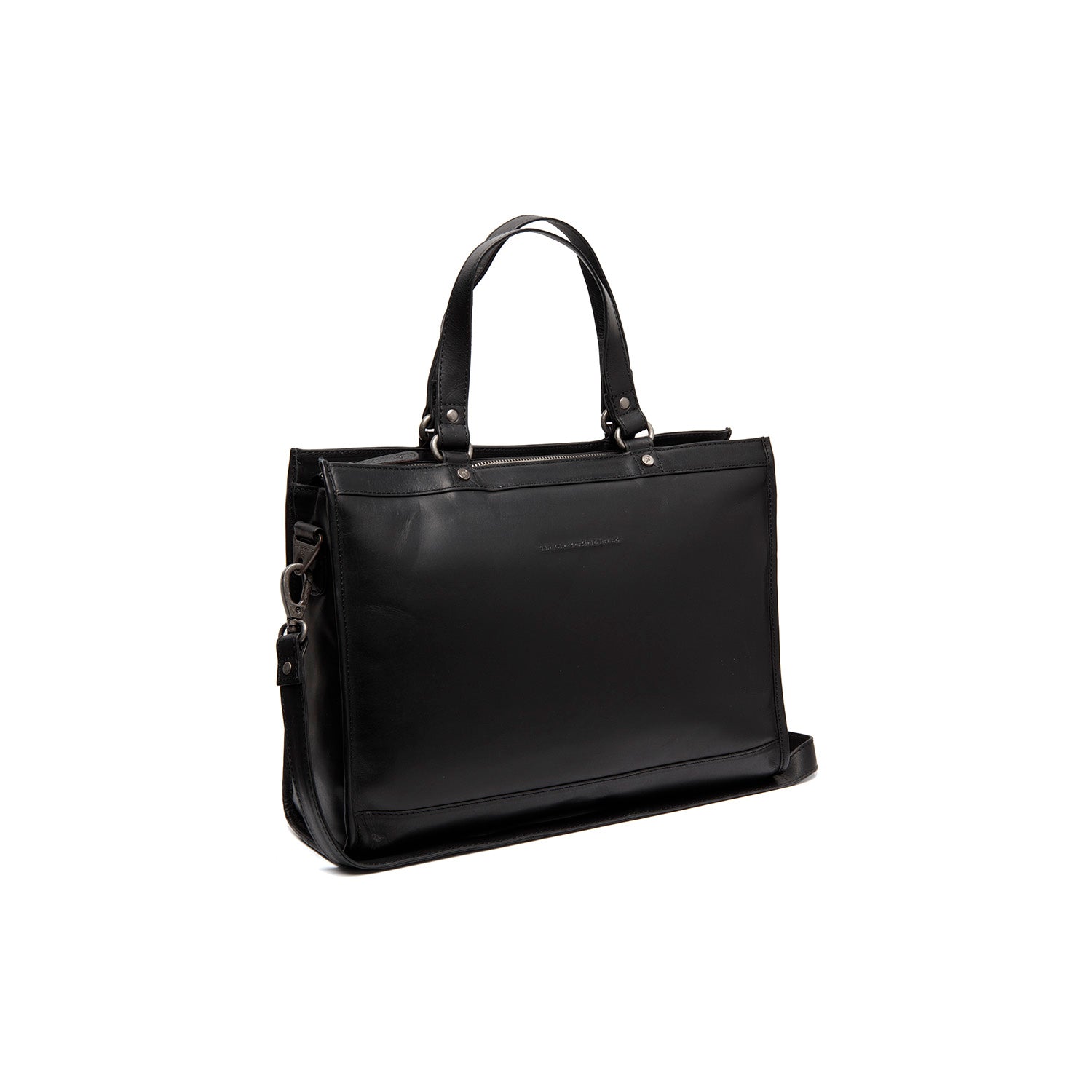 Leder Shopper Schwarz Manly