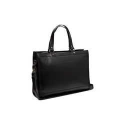 Leather Shopper Black Manly