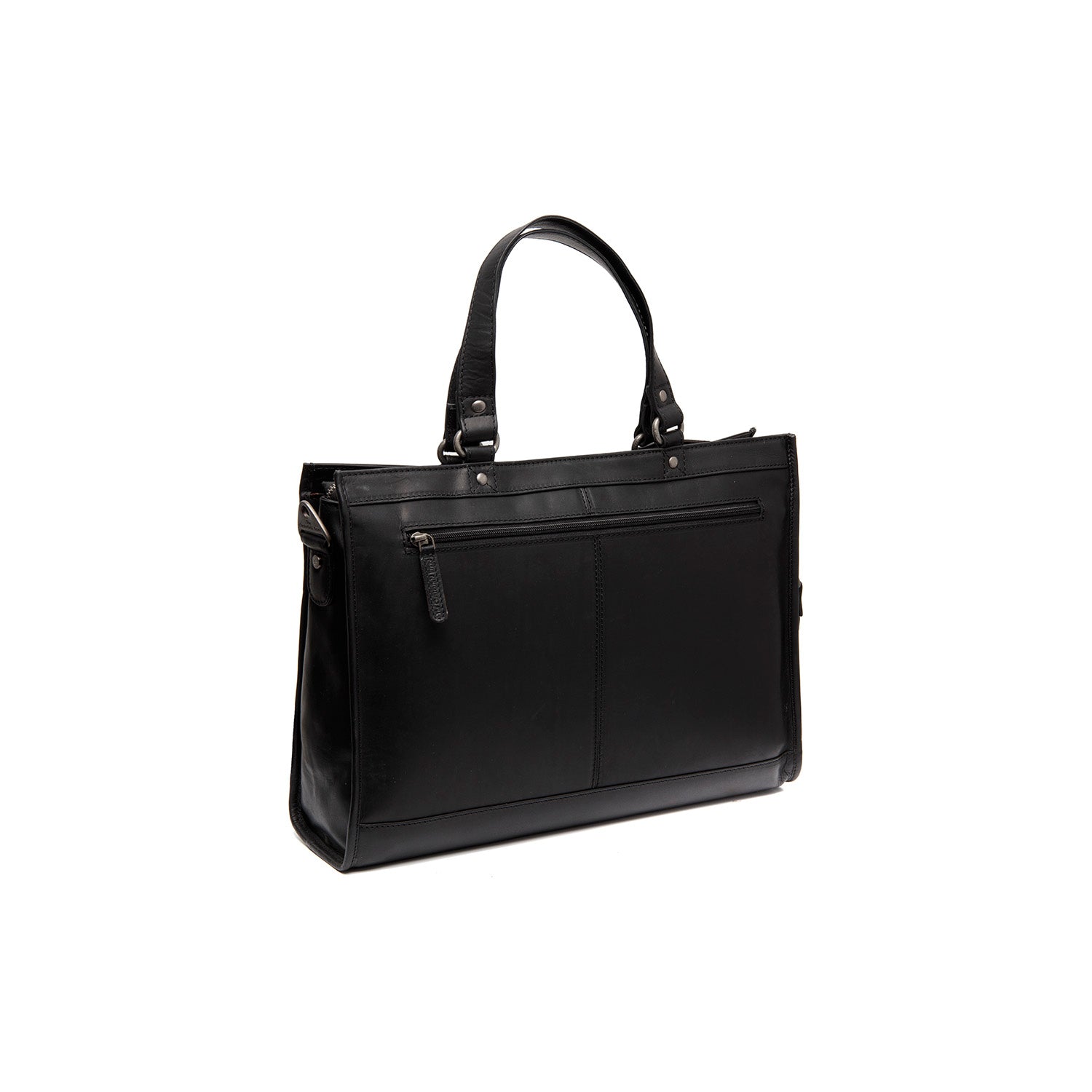 Leder Shopper Schwarz Manly