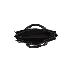 Leather Shopper Black Manly