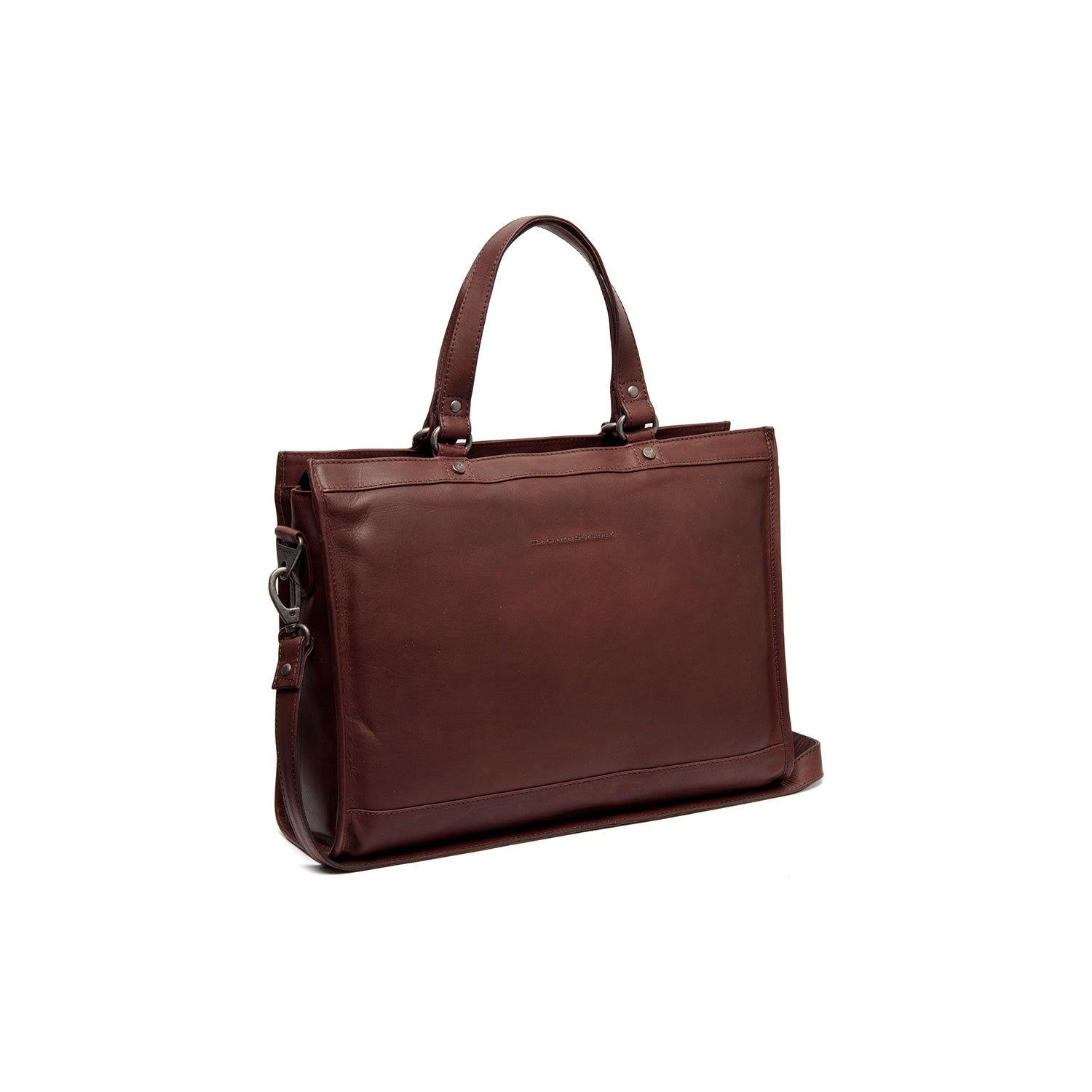 Leder Shopper Braun Manly