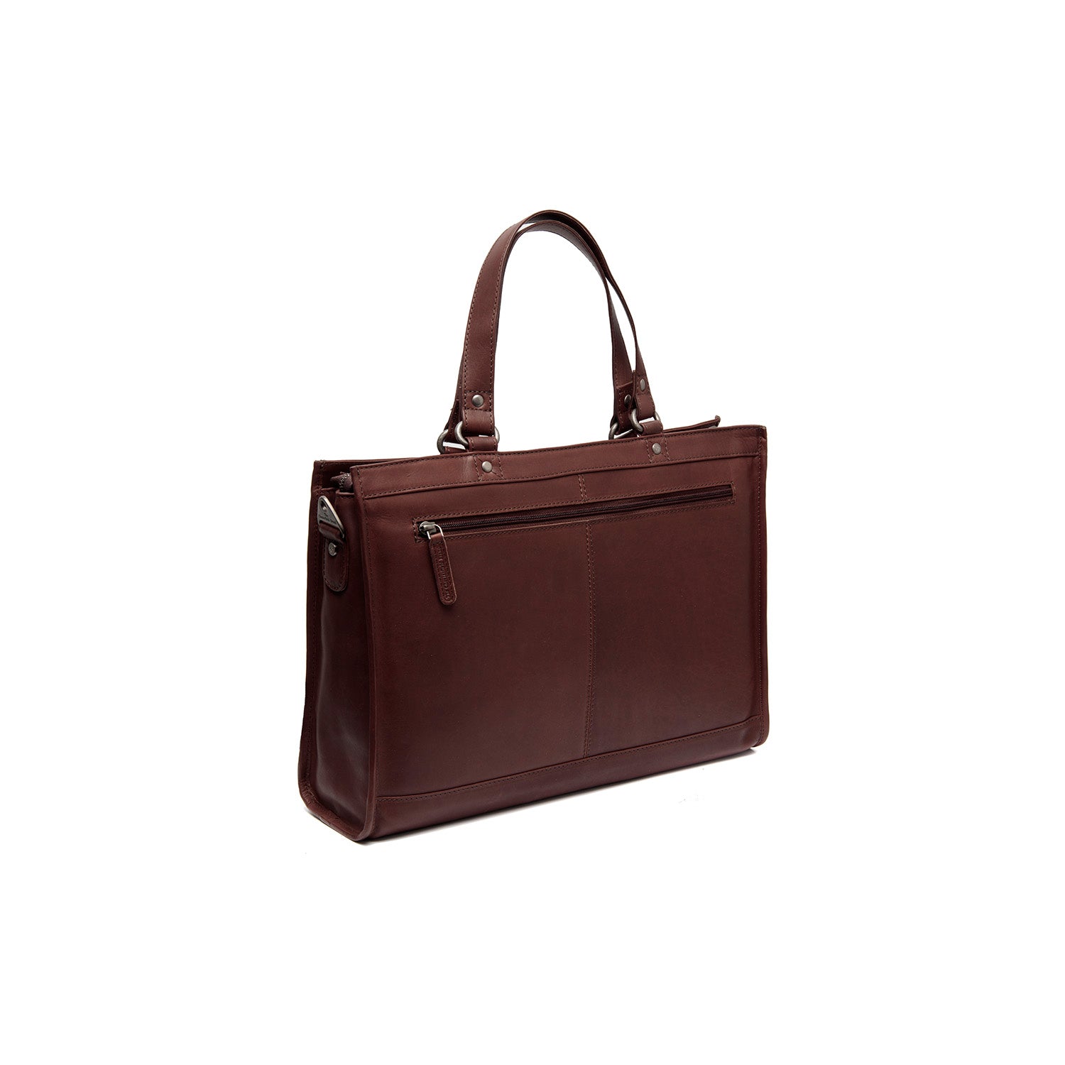 Leder Shopper Braun Manly