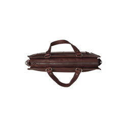 Leather Shopper Brown Manly