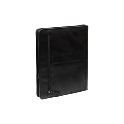 Leather Document Case Black Moreton