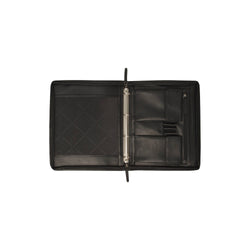 Porte Documents en Cuir Noir Moreton