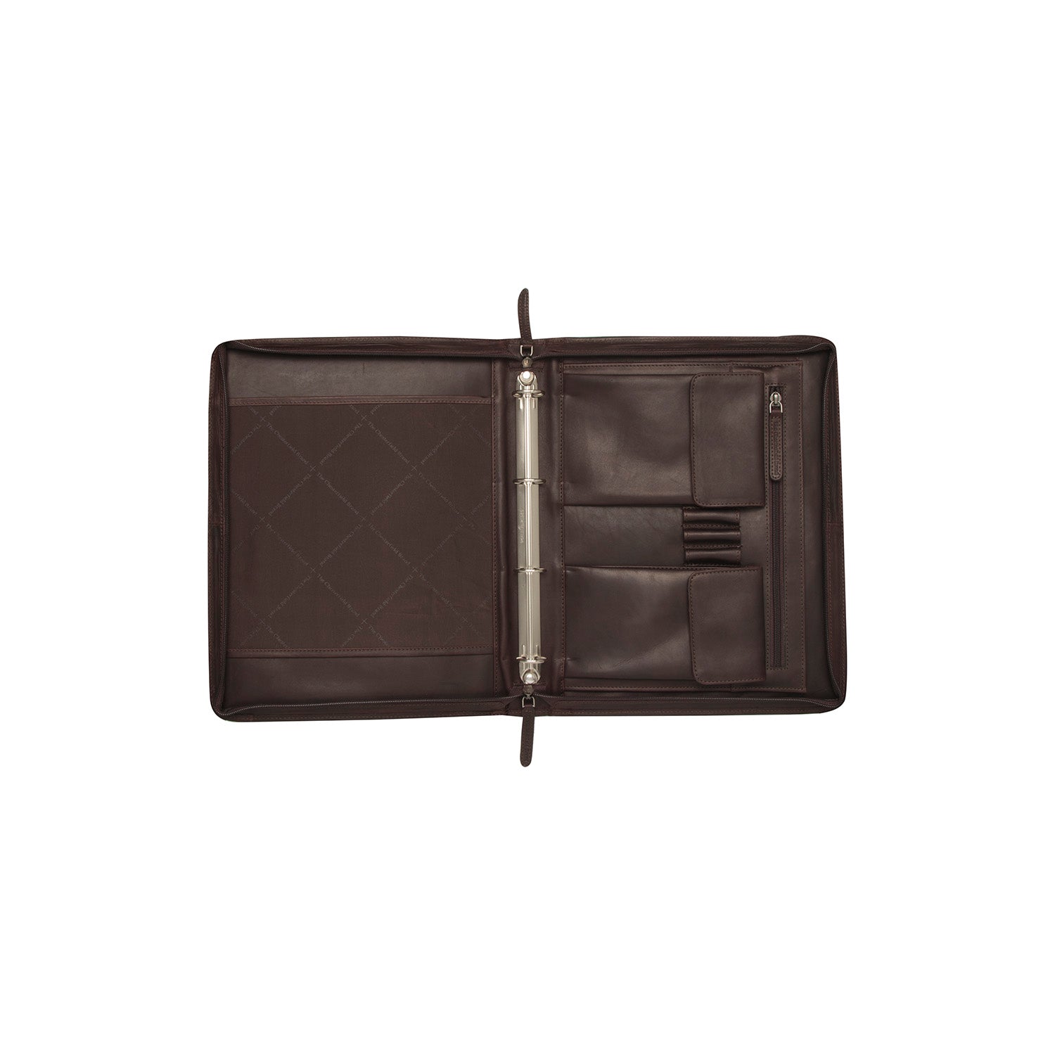 Leather Document Case Brown Moreton