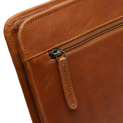 Porte Documents en Cuir Cognac Moreton