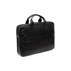 Sac d'Ordinateur en Cuir Noir Frazer